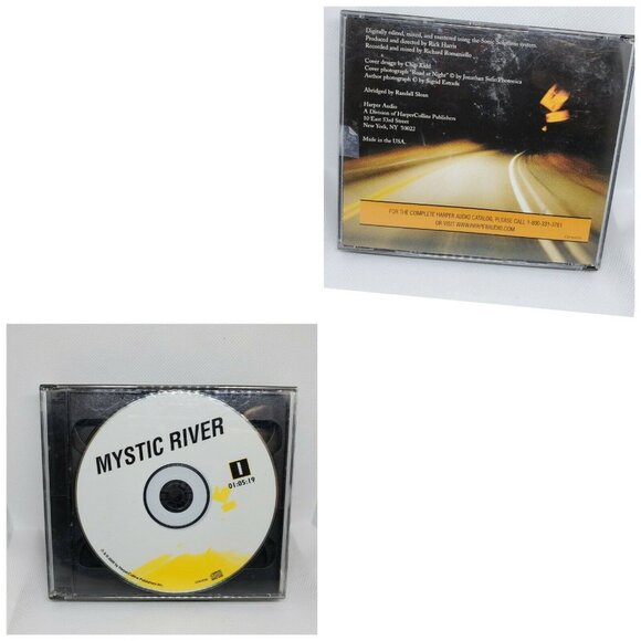 Dennis Lehane Mystic River Performed by David Strathairn 5 Discs CD 2000 Harper - Picture 2 of 12